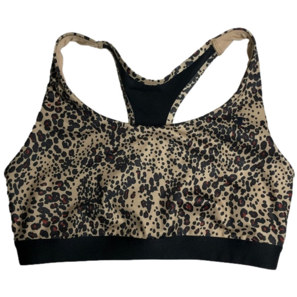 Champion Leopard Print Sports Bra - large - Picture 1 of 5